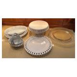 Lattice-Edge Ceramic Dishware Set