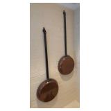 Two Copper Wall Pans