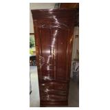Tall Wooden Pier Cabinet