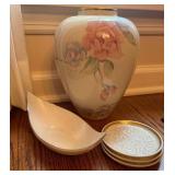 Lenox Vase, Bowl, and Coasters Set