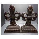 Fleur-De-Lis Bookends