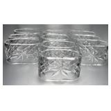 10 Waterford Crystal Oval Napkin Rings