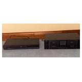 Toshiba DVD Player and JVC Cassette Deck