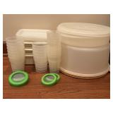 Tupperware and Ball Container Lot