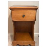 Wooden Side Table With Drawer