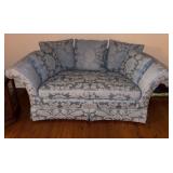 Floral Pattern Loveseat Sofa