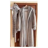 Natural Cerulean Mink Coat & Stole