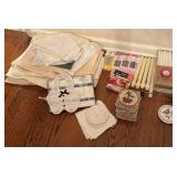 Linens and Candles Lot