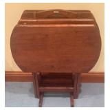 Four Wooden TV Trays