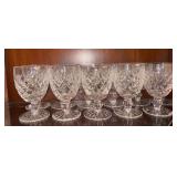 11 Waterford Crystal Goblets