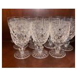 12 Waterford Crystal Goblets