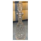 Cut Glass Decanter With Stopper