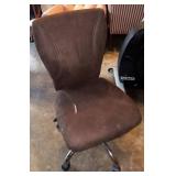 Brown Office Chair with Wheels