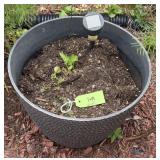 Textured Plastic Planter