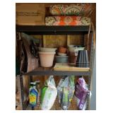 Metal Shelving w/Contents Except Bottom Shelf