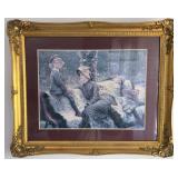 Framed Print of Women & Child