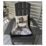 Adirondack Chair w/Cushions and Pillow