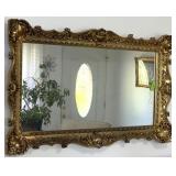 Ornate Gilt Framed Wall Mirror