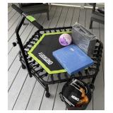 ONETWOFIT Trampoline & Fitness Gear Set
