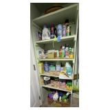 Contents of Shelf w/Cleaning Supplies