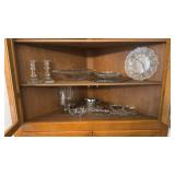 Glass & Crystal Serveware w/ Metal Gravy