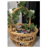 Wicker Basket w/ Matchbook Collection