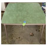 Green Laminate Folding Table