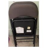 2 Padded Metal Folding Chairs