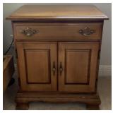 Vtg Cabinet Side Table