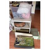 Sewing Supply Lot with Cart