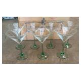 Green-Stemmed Glasses