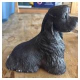 Black Dog Figurine, 8 Tall