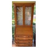 Wood Desk With Hutch by A.J. Sawyer