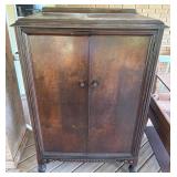 Wooden Armoire With Drawers
