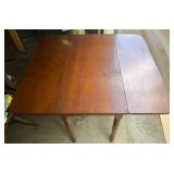 Rectangular Wooden Drop-Leaf Table