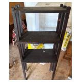 Wooden Three-Tier Shelf Unit