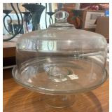 Glass Cake Stand with Dome Lid