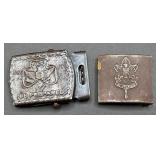 Vtg. Boy Scouts Metal Belt Buckles