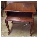 Wooden Side Table with Drawer