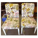 Patterned Upholstered Chairs