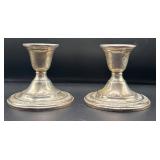 Weighted Sterling Candle Holders