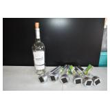 New Solar Stake Light & Wine Bottle Decor