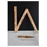 Vtg Letter Openers & Folding Ruler