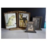 Seto fo 3 Antique Frames w/ Photos