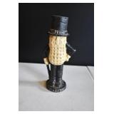 Cast Iron Mr. Peanut Coin Bank