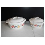 Pair of Corelle Coordinates Chutney Casserole