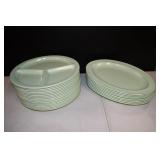 Set of Proloneware Jade Melamine Plates