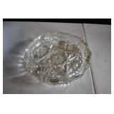 Vtg Anchor Hocking EAPC Clear Glass Ashtray
