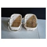 Pair of Small Longaberger Vegetable Baskets