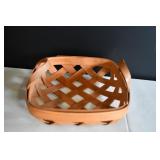 Vintage Henn Open Weave Square Basket